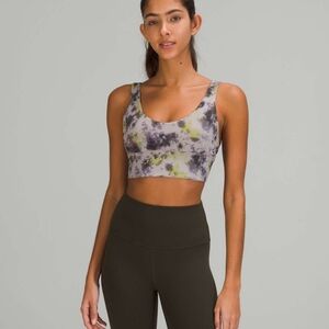 Align Reversible Bra *Light Support, A/B Cup Radial Tie Dye Mauve Grey Multi